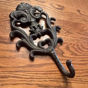 Beautiful hook for coat, purse, keys or hat